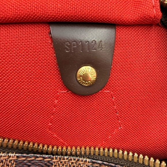 Authentic Louis Vuitton Damier Ebene Speedy 35 Bandouliere - Picture 14 of 17